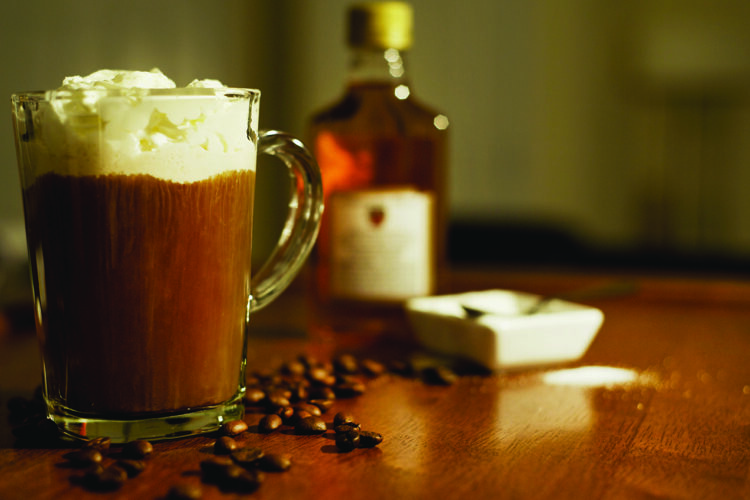 Enjoy Irish coffee at home